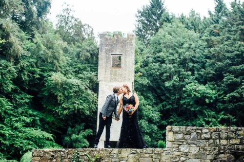 Fonmon Castle Wedding photography-129